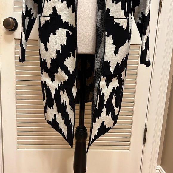 Rain + Rose Hooded Cardigan in Mocha Multi, Size Large, NWT - Picture 6 of 17